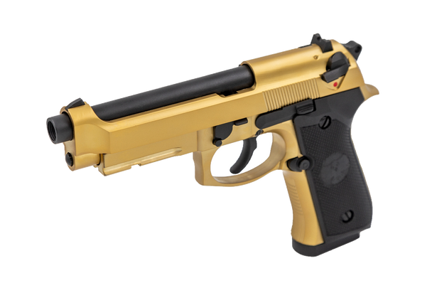 Raven R9 Replica M92 Gas Blowback Airsoft Pistol in Gold