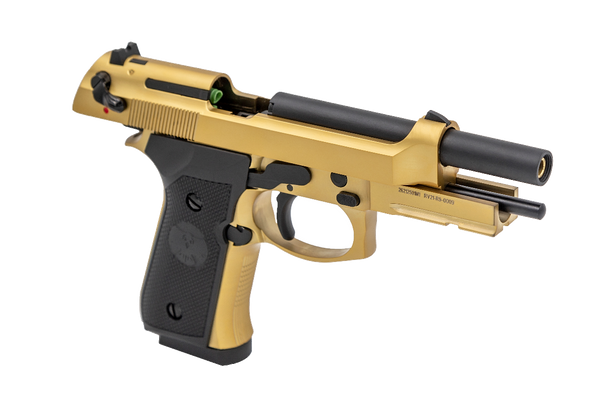 Raven R9 Replica M92 Gas Blowback Airsoft Pistol in Gold