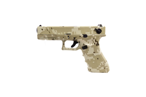 Raven EU18 Hydro Series GBB Pistol in Digital Desert. (RGP-01-22)
