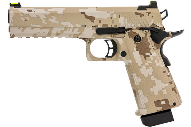 Raven HYDRO Hi Capa 5.1 Gas Blowback Airsoft Pistol in Digital Desert