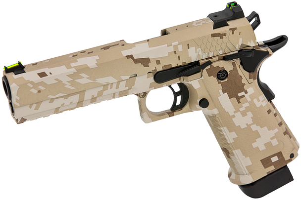 Raven HYDRO Hi Capa 5.1 Gas Blowback Airsoft Pistol in Digital Desert