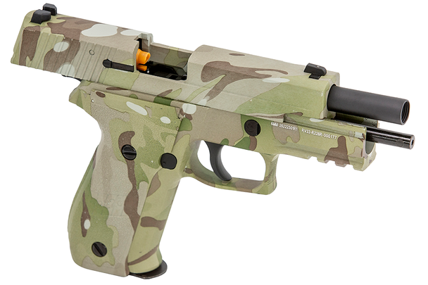 Raven R226 HYDRO Gas Blowback Airsoft Pistol with Rail in Full Camouflage