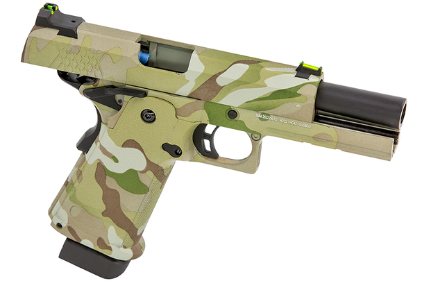 Raven HYDRO Hi Capa 4.3 Gas Blowback Airsoft Pistol in British Terrain Pattern (BTP) Camouflage