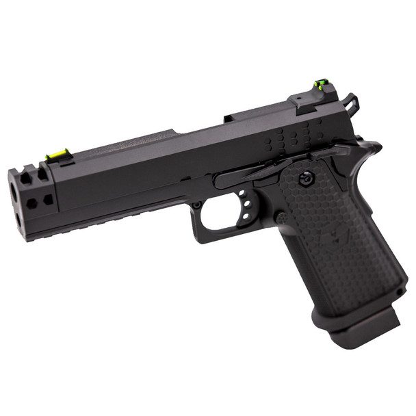 Raven HEX-Comp Gas Blowback Airsoft Pistol in Black