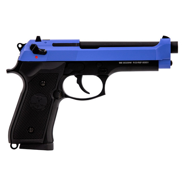 Raven R92F Gas Blowback Airsoft Pistol in Dual Tone Blue