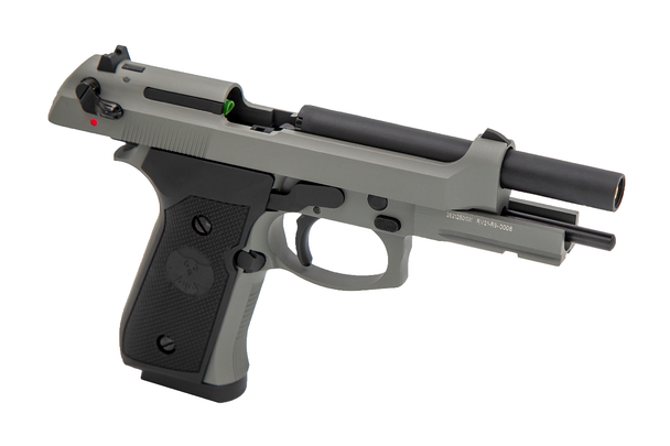 Raven R9 Replica M92 Gas Blowback Airsoft Pistol in Full Grey