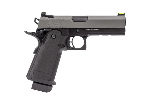 Raven Hi Capa 4.3 Gas Blowback Airsoft Pistol in Grey & Black
