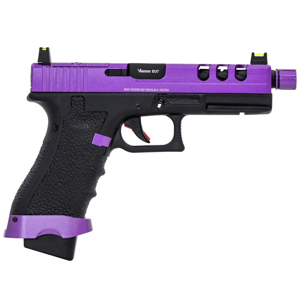 Vorsk EU7 GBB Airsoft Pistol With Vented Slide in Purple