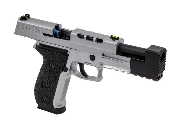 Vorsk VP26X GBB Airsoft Pistol with Rail - Silver