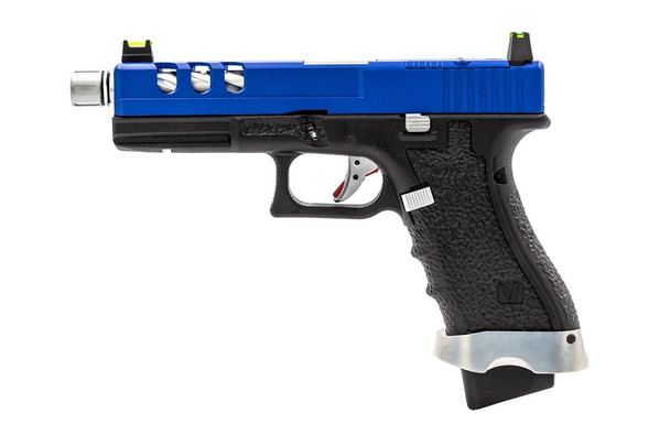 Vorsk EU17 Vented Gas Blowback Airsoft Pistol in Blue