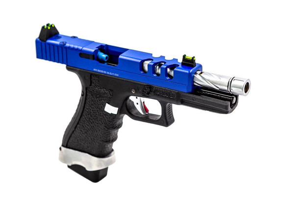 Vorsk EU17 Vented Gas Blowback Airsoft Pistol in Blue