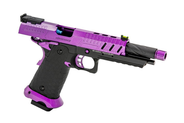 Vorsk CS Hi Capa Vengeance Gas Blowback Airsoft Pistol in Purple
