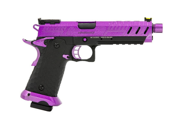 Vorsk CS Hi Capa Vengeance Gas Blowback Airsoft Pistol in Purple