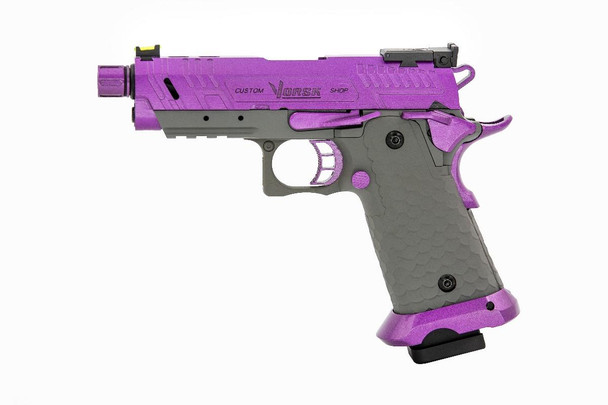 Vorsk CS Hi Capa Vengeance Compact Gas Blowback Airsoft Pistol in Purple