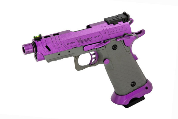 Vorsk CS Hi Capa Vengeance Compact Gas Blowback Airsoft Pistol in Purple