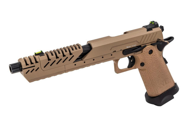 Vorsk Hi Capa TITAN 7" GBB Pistol in Desert Tan