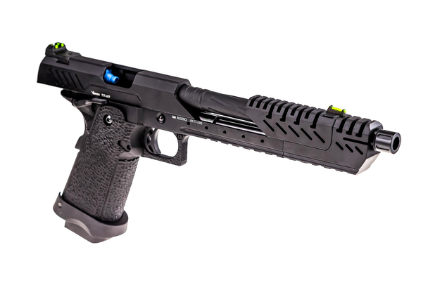 Vorsk Hi Capa TITAN 7 Gas Blowback Airsoft Pistol in Black