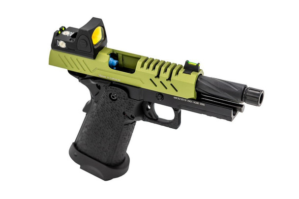 Vorsk CS Hi-Capa 3.8” Vengeance GBB Pistol with BDS - Green