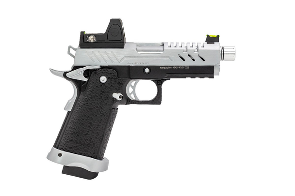 Vorsk CS Hi-Capa 3.8” Vengeance GBB Pistol with BDS - Silver