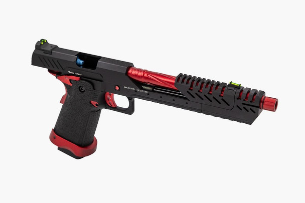 Vorsk Hi Capa TITAN 7 GBB Red Match Pistol in Black & Red