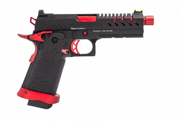 VORSK HI-Capa 4.3 Red Match GBB Airsoft Pistol (Black-Red)