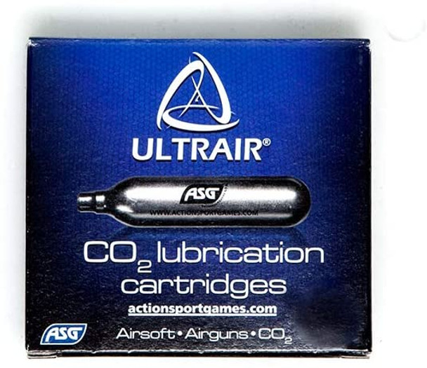 ASG ULTRAIR 12g CO2 Airsoft Guns Lubrication Maintenance Cartridges Pack of 5