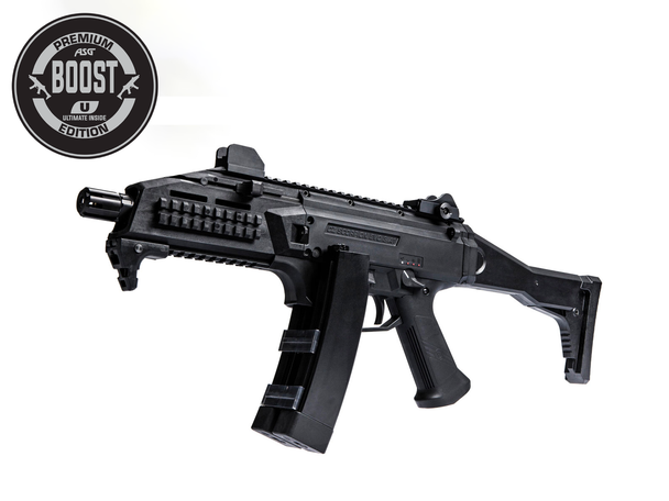 ASG EVO 3 A1 CZ Scorpion Ultimate Boost M95 Airsoft Rifle in Black