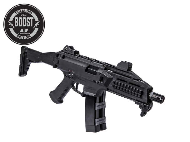 ASG EVO 3 A1 CZ Scorpion Ultimate Boost M95 Airsoft Rifle in Black
