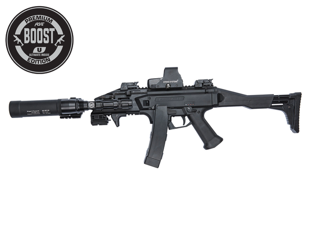 ASG EVO 3 A1 CZ Scorpion Ultimate Boost M95 Airsoft Rifle in Black