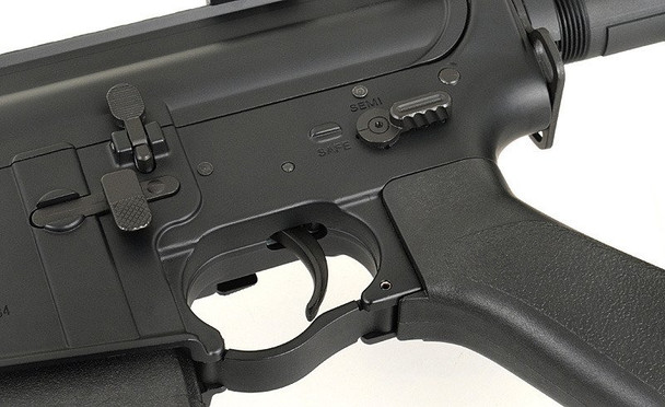 CYMA CM070 - MK18 Airsoft Rifle with Built in Silencer in Black