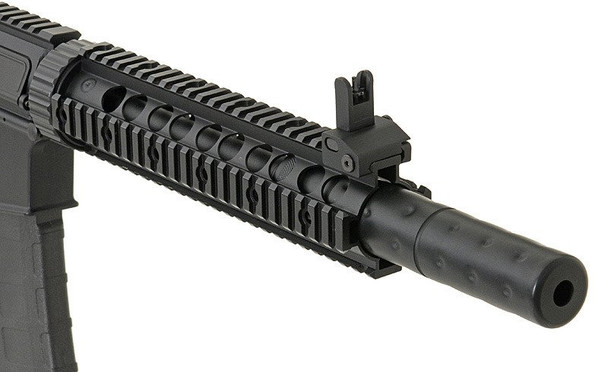 CYMA CM070 - MK18 Airsoft Rifle with Built in Silencer in Black