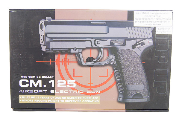 Cyma CM125 AEP Electric Airsoft Pistol in Blue