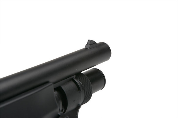 CYMA CM361 M870 Benelli M3 Super 90 Tri-Shot Airsoft Shotgun in Black