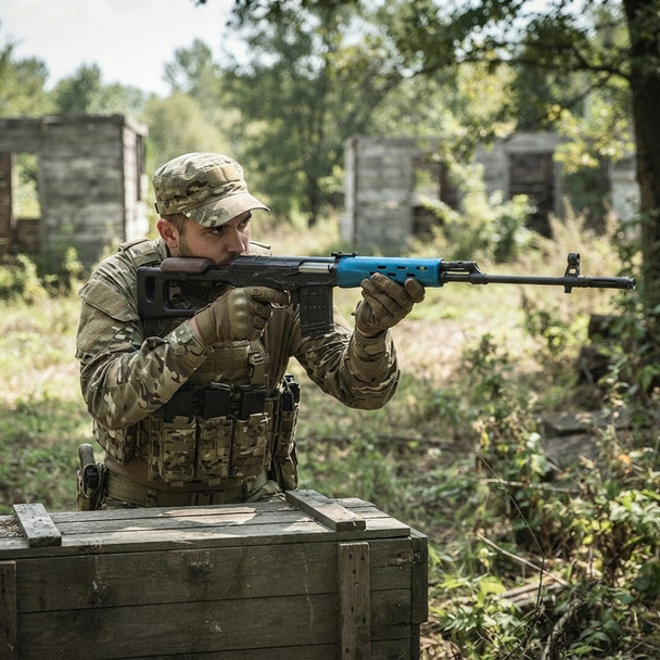 CYMA CM057A Full Metal SVD AEG DMR Sniper Rifle in Blue