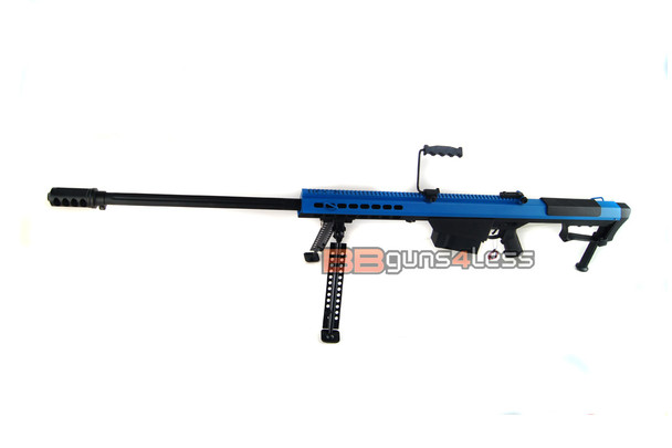 Snow Wolf SW-13 Metal M107A1 AEG Airsoft Sniper Rifle in Blue