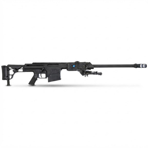 Opposite side view of the Snow Wolf SW-016 Metal M107A1 Airsoft Sniper Rifle AEG in Black