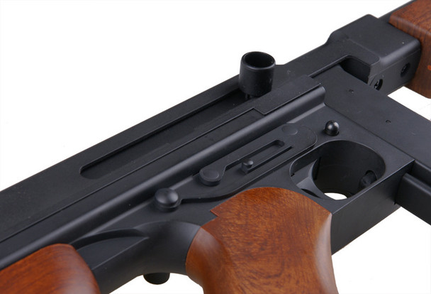 Snow Wolf M1A1 AEG with Hi-cap Magazine in Wood Finish