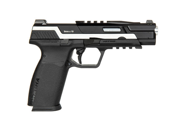 G&G Armament Piranha TR GBB Pistol in Black/Silver