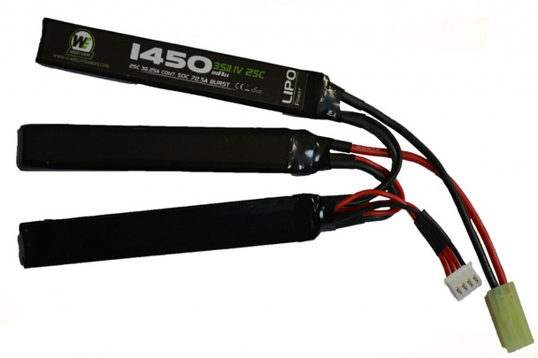 Nuprol airsoft battery 1450MAH 11.1V 25C LIPO Crane Type