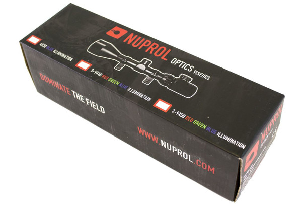 Nuprol Rifle Scope 3-9x50 IR in Black
