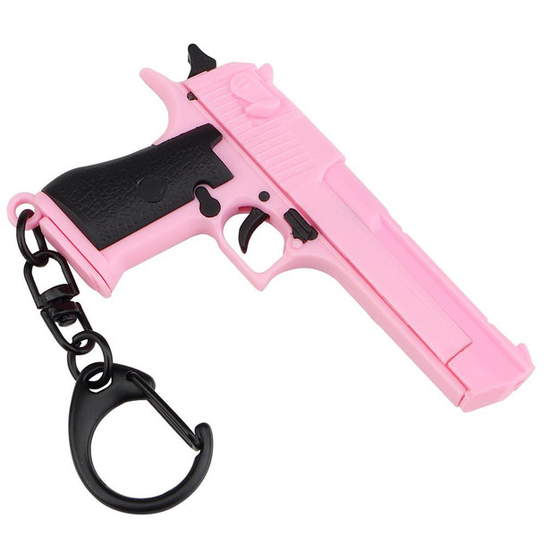 Nuprol Desert Eagle Pistol Keyring in Pink