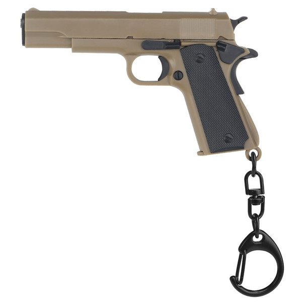 Nuprol 1911 Series Pistol Keyring in Desert Tan