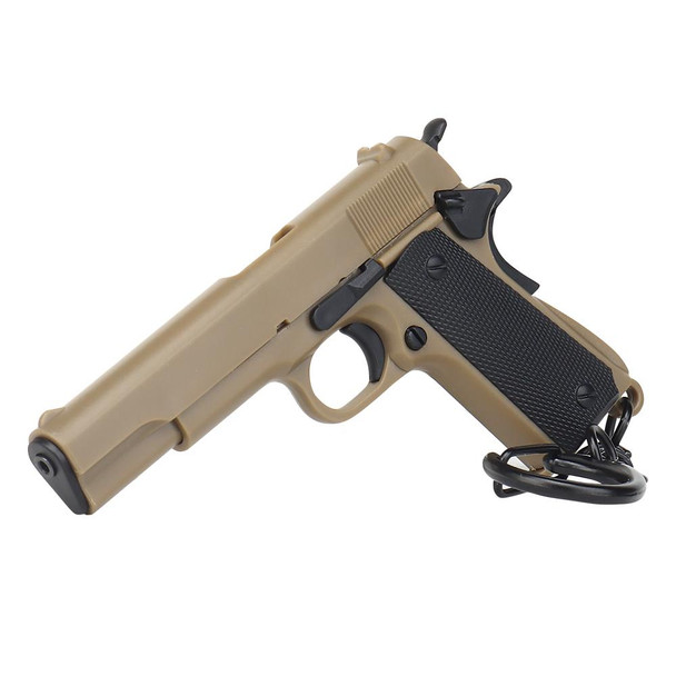 Nuprol 1911 Series Pistol Keyring in Desert Tan