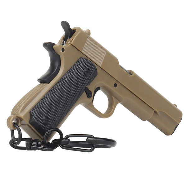 Nuprol 1911 Series Pistol Keyring in Desert Tan