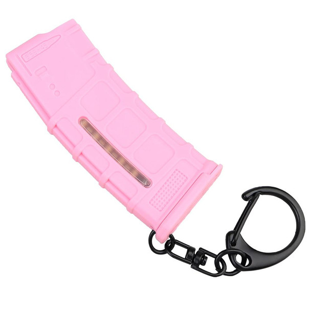 Nuprol Rifle Magazine Shape Keyring in Pink