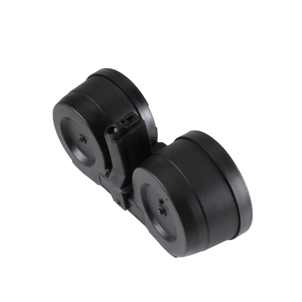 Nuprol MP5 Twin Airsoft Rifle Drum Magazine 2500 Rounds in Black