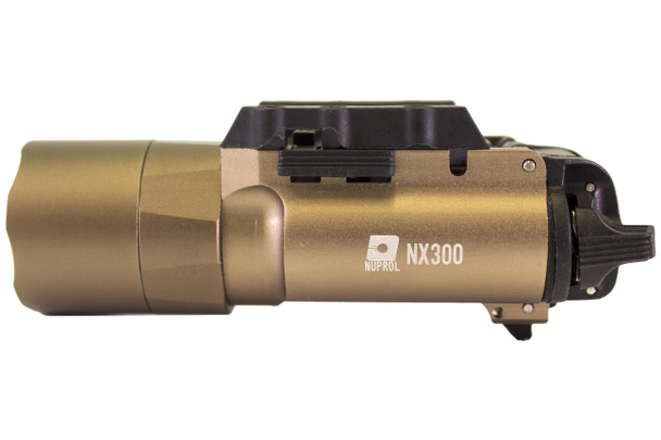 Nuprol NX300 Tactical Flashlight Torch in Desert Tan