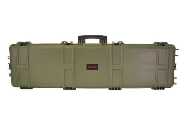 Nuprol Extra Large Rifle Hard Case with Wheels in Green (Pick & Pluck)