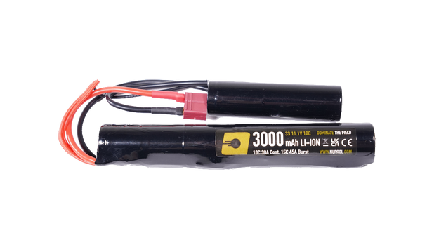 Nuprol Airsoft Battery 3000mAh 11.1V Li-Ion 10C Nunchuck - Deans
