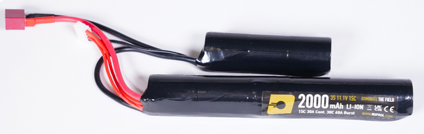 Nuprol 11.1V 2000mAh 15C Lithium-ion Nunchuck Airsoft Battery with Deans Connector